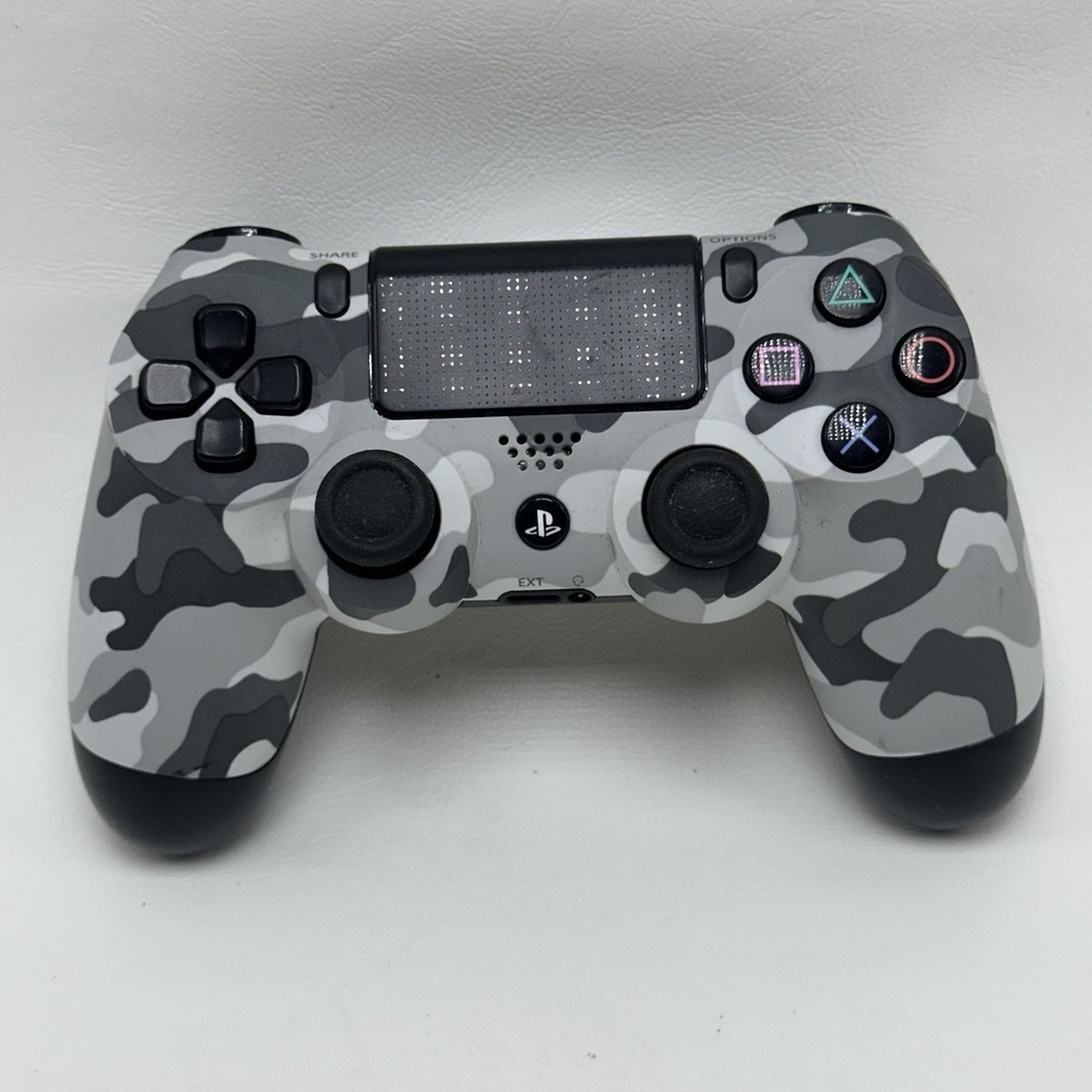 PlayStation 4 DualShock 4 Controller OEM Gray Urban Camouflage